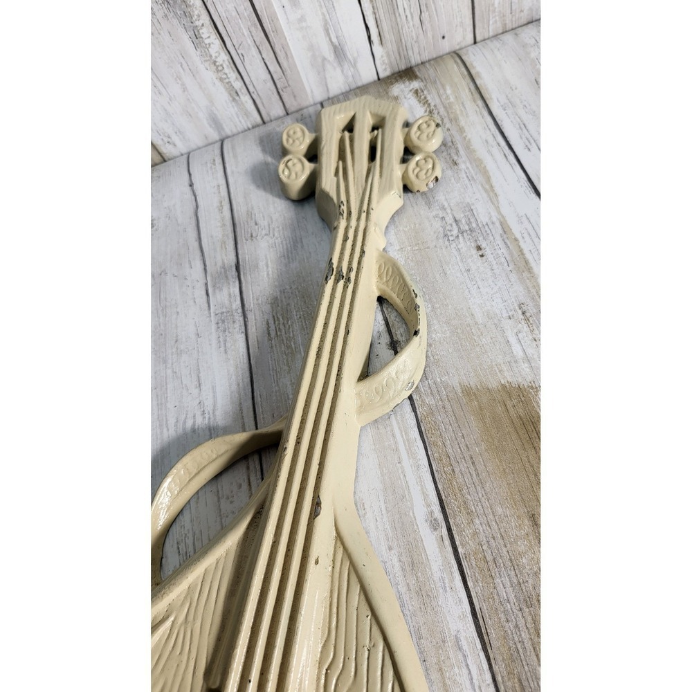 Vintage Lexton 1976 USA Faux Mandolin Musical Instrument Wall Hanging‎ Decor - Picture 10 of 11